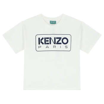 Boys Ivory Logo T-Shirt